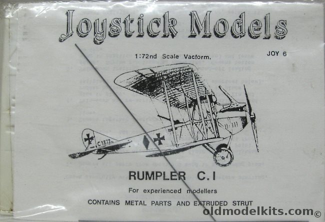 Joystick 1/72 Rumpler C.I  - (C-1), Joy 6 plastic model kit